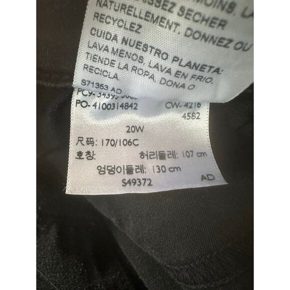 Levi’s Signature Modern Black Capris Sz. 20 - Picture 7 of 7